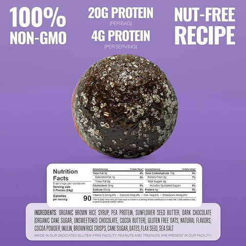 The GFB - Fudge Brownie Cookie Bites (Nut Free) - 4 oz