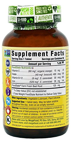 MegaFood - Blood Builder Iron - 90 Tablets