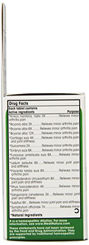 MediNatura - T-Relief Arthritis - 100 Chewable Tablets