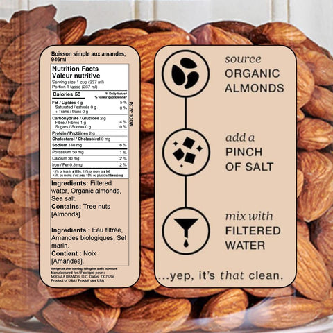 Mooala - Organic Simple Almond Milk - 32 fl oz