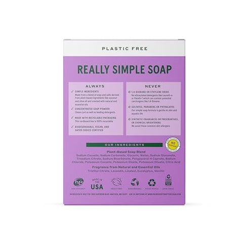 Ingredients Matter - Laundry Soap Powder, Lavender - 15 oz