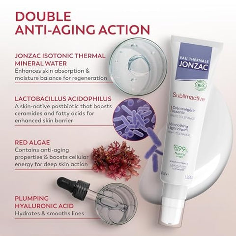 Jonzac - Sublimactive Anti-Aging Smoothing Light Cream - 1.35 fl oz