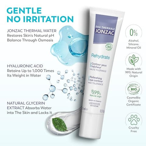 Jonzac - Rehydrate Eye Contour Cream - 0.5 fl oz
