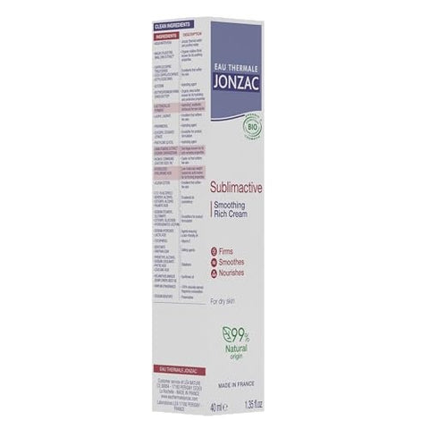 Jonzac - Sublimactive Anti-Aging Smoothing Rich Cream - 1.35 fl oz