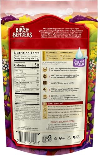 Birch Benders - Ube Mochi Pancake & Waffle Mix - 14 oz