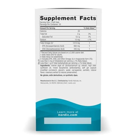Nordic Naturals - Ultimate Omega Plant Capsules - 60 Soft Gels