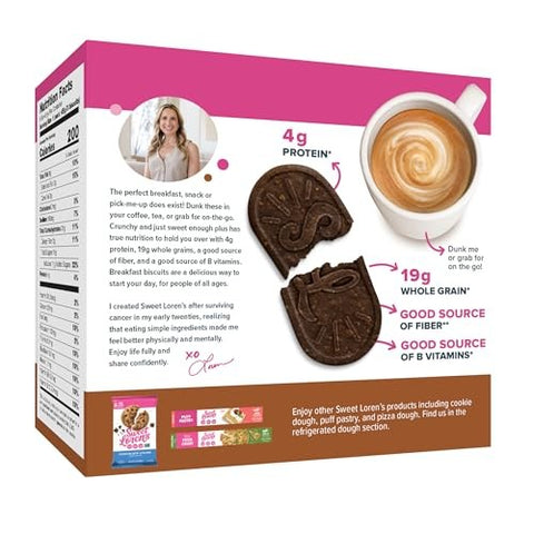 Sweet Loren's - Breakfast Biscuits, Chocolate - 5 Count
