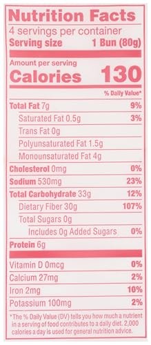 Carbonaut - Gluten-Free Hamburger Buns - 11.3 oz