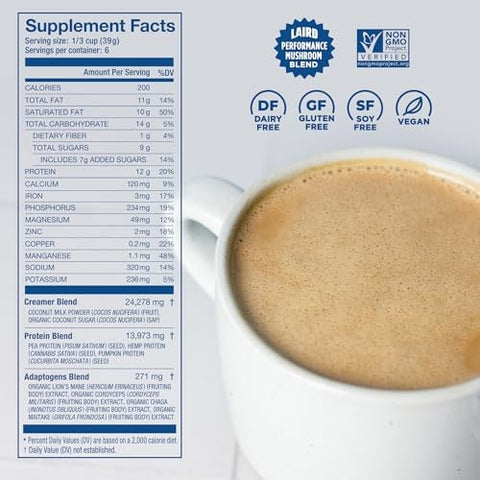 Laird Superfood - Non-Dairy Protein Creamer - 8 oz