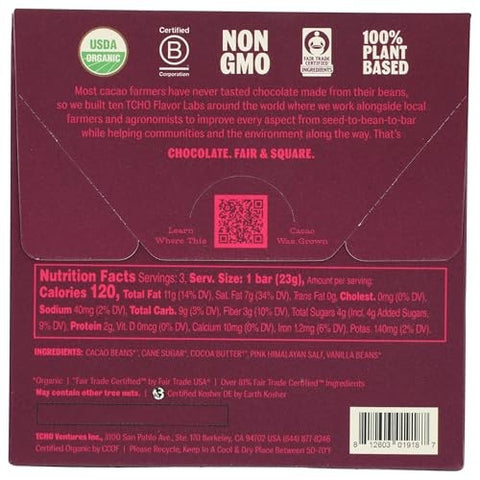 TCHO - Chocolate Dark & Salty Dark Chocolate Bar - 2.5 oz