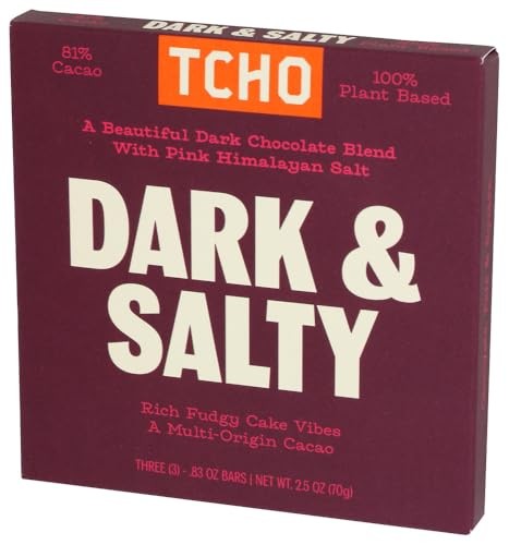 TCHO - Chocolate Dark & Salty Dark Chocolate Bar - 2.5 oz