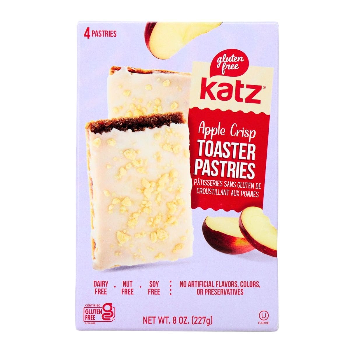 Katz Gluten-Free Apple Crisp Toaster Pastries, 4 Pack – Eden’s Market