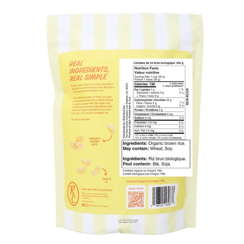 The Real Cereal Co. - Organic Rice Crisps - 8.4 oz