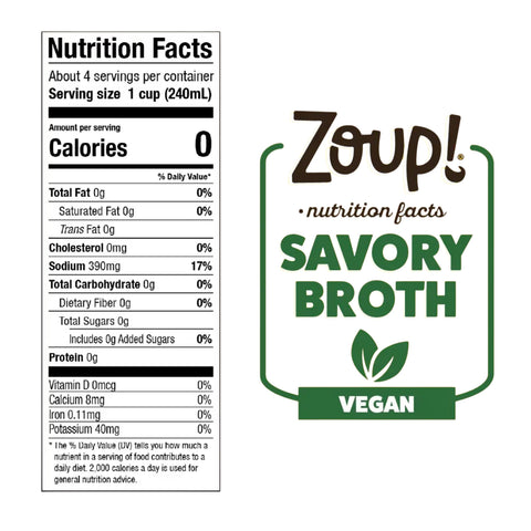 Zoup! - Savory Veggie Broth - 32 oz