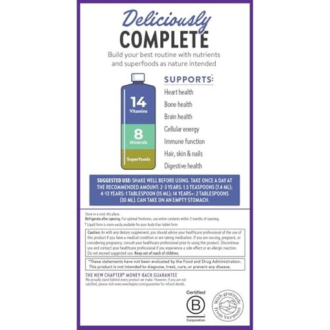 New Chapter - Liquid Multivitamin - Mixed Berry - 30 fl oz