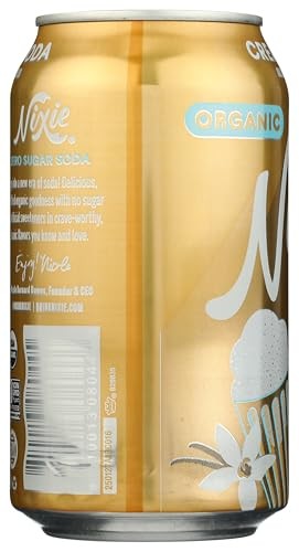 Nixie - Organic Zero Sugar Cream Soda - 12 fl oz