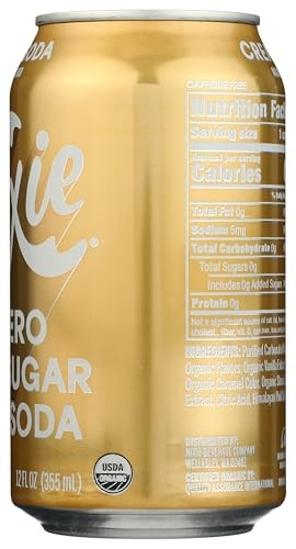 Nixie - Organic Zero Sugar Cream Soda - 12 fl oz