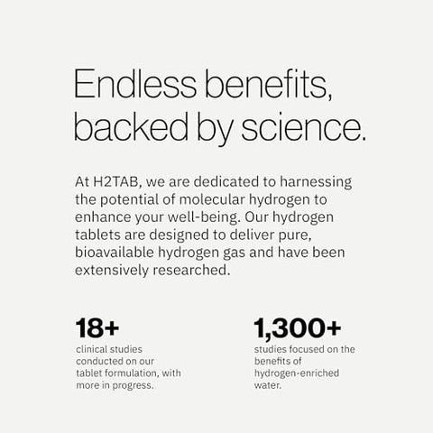 H2TAB - Molecular Hydrogen Tablets - 30 Count