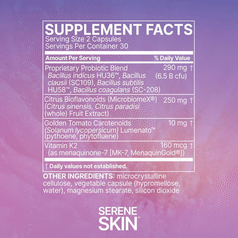 Microbiome Labs - Serene Skin - 60 Capsules