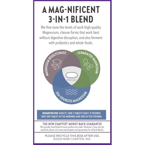 New Chapter - Magnesium Complex - 180 Vegan Tablets