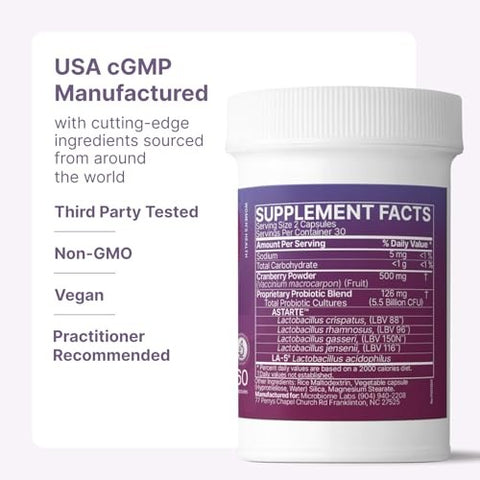 Microbiome Labs - Vaginal Balance - 60 Capsules