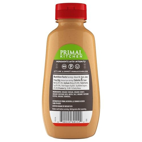 Primal Kitchen - Organic Hot Honey Mustard - 12 oz