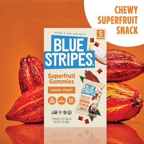 BLUE STRIPES - Cacao Superfruit Gummies Multipack, Cacao Fruit - 5 ct