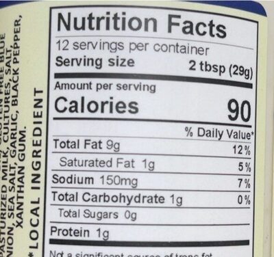 Appalachian Naturals - Creamy Blue Cheese Salad Dressing - 12 oz