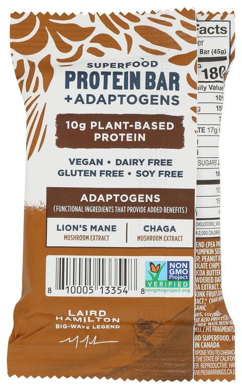 Laird Superfood - Double Chocolate Peanut Butter Protein Bar - 1.6 oz