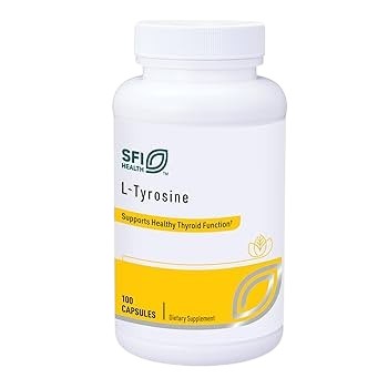 SFI Health - L-Tyrosine - 500 Mg - 100 Vegetarian Capsules
