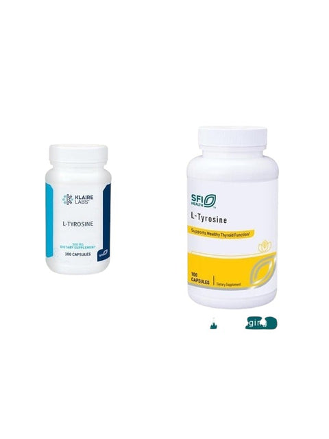 SFI Health - L-Tyrosine - 500 Mg - 100 Vegetarian Capsules