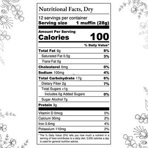 CorEats Mixes - Blueberry Muffin Mix - 11.8 oz