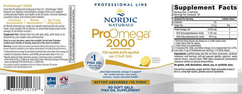Nordic Naturals - ProOmega 2000 - 120 Softgels