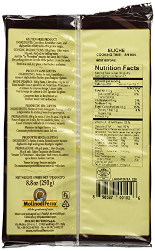 Le Veneziane - Gluten-Free Eliche Corn Pasta - 8.8 oz