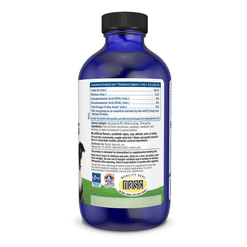 Nordic Naturals - Omega-3 Pet Liquid Supplement, Unflavored - 8 fl oz