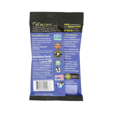 Maisie Jane’s - Cinnamon Vanilla Almonds  – 1.13 oz