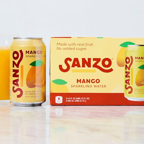 Sanzo - Mango Sparkling Water - 12 fl oz can