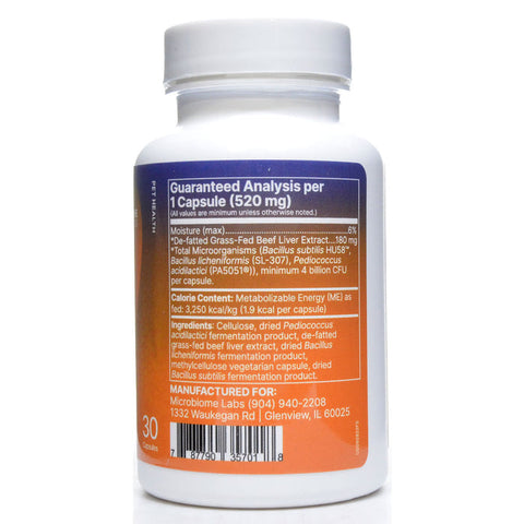 Microbiome Labs - Fidospore Dog Probiotics - 30 Capsules