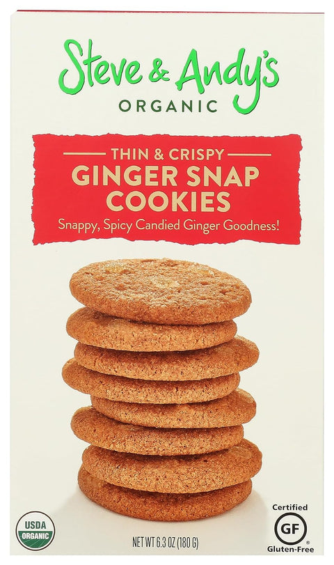 Steve And Andy's - Organic Gingerbread Cookies - 6.3 oz