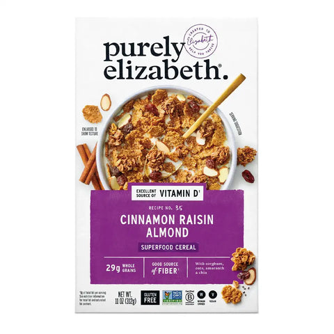 Purely Elizabeth - Cinnamon Raisin Almond Superfood Cereal - 11 oz
