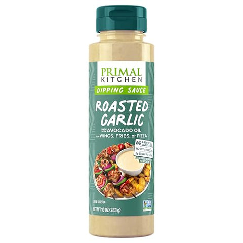 Primal Kitchen - Roasted Garlic Dipping Sauce, Made with Avocado Oil - 10 oz