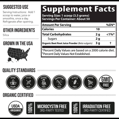 Triquetra Health - Organic BioBeet Juice Powder