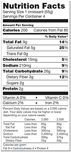 Schar - Gluten-Free Plain Frozen Croissants - 4 count