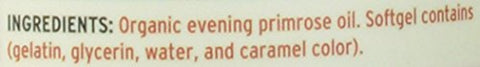 Barleans Organic Oils - Evening Primrose Oil - 120 Soft Gels