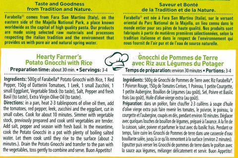 Farabella Gluten-Free - Potato Gnocchi - 17.6 oz