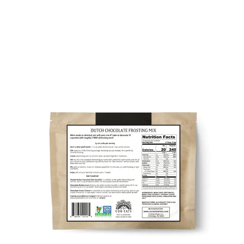 CorEats Mixes - Dutch Chocolate Frosting Mix - 5.4 oz