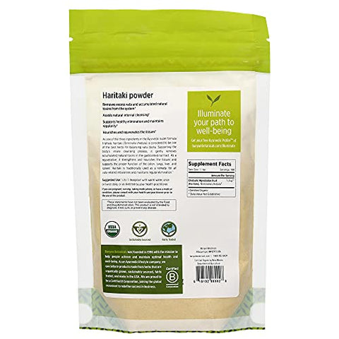 Banyan Botanicals - Haritaki Powder Organic Detox & Rejuvenation - 16 oz