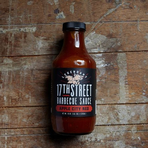 17th Street Barbecue - Apple City Red BBQ Sauce - 18 oz