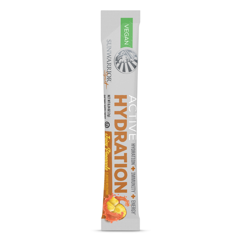 Sunwarrior - Juicy Pineapple Active Hydration Sticks - 18 Sticks
