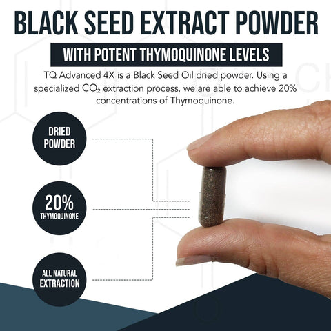 Triquetra Health - TQ-Advanced® 4X Black Seed Extract - 60 Vegan Capsules